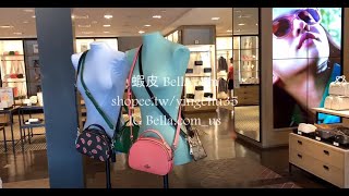 Coach Outlet Shop with me 美國Outlet代購 Coach 包包 皮夾 新款 推薦 [upl. by Mehalek]