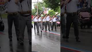 Hinghams Veterans parade marching veteran [upl. by Dyolf]