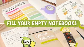 📚 10 Creative Ways to Fill Your Empty Notebooks [upl. by Muirhead21]