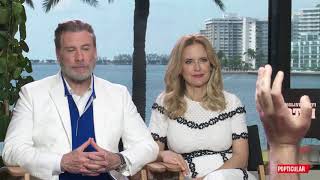 Entrevista a John Travolta y Kelly Preston de la pelicula Gotti [upl. by Joub679]