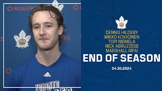 Toronto Marlies End of Season  April 30 2024 [upl. by Sheeb988]