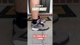 Jordan 4 Taupe Haze Full review on my channel jordan shoes reviewfilm [upl. by Navap]