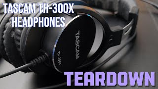 Tascam Headphones TH300X Teardown [upl. by Adav]