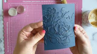 Super Quick Super Easy 3D Embossing Folder Technique [upl. by Snashall]