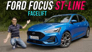 2022 Ford Focus STLine REVIEW  does the facelift strike vs Golf and Astra [upl. by Berga]