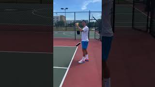 How to Shape Your Pickleball Serve  Julian Arnold Pickleball Pro Tip [upl. by Zurciram]