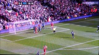 Szczesny Penalty Save v Liverpool 332012 [upl. by Nohcim862]