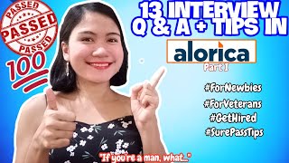 13 ALORICA INITIAL INTERVIEW QUESTIONS AND ANSWERS FOR NEWBIES AND VETERANS 2024  PART I OF II [upl. by Acisej]