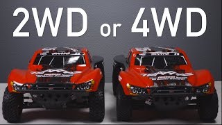 Which is Best 2WD or 4WD Traxxas Slash Short Course Trucks [upl. by Ylrebma735]