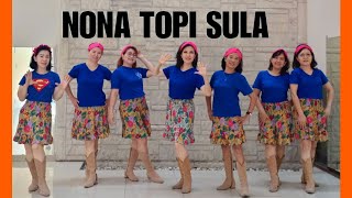 NONA TOPI SULA Line Dance demo amp count [upl. by Emixam243]