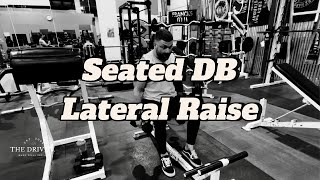 Seated DB Lateral Raise [upl. by Zere]