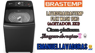 Lavadora Brastemp Flex Wash 16kg BWY16A9 pré lavagem jeans 👖 ￼ [upl. by Nirrej]