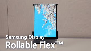 SID 2023 Rollable Flex™ Samsung Display 롤러블 플렉스 OLED [upl. by Nyret263]