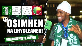 NIGERIA 30 BENIN REPUBLIC  Dani  NIGERIAN FAN REACTION  2025 AFCON Qualifiers HIGHLIGHTS 2324 [upl. by Anneg257]