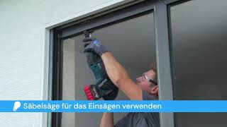 Fenster richtig ausbauen  Anleitung Schritt 2 [upl. by Kensell924]