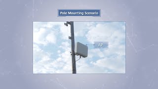 How to Mount Huawei AirEngine Outdoor APs with Builtin Antennas on Poles [upl. by Nosdrahcir973]