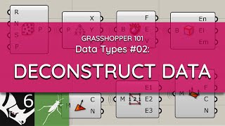 Grasshopper 101 Data Types  02 Deconstruct Data [upl. by Orion153]