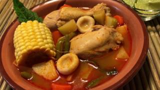 MOLE DE OLLA CON POLLO DELICIOSA RECETA [upl. by Hiett]