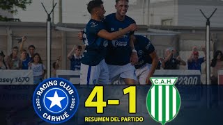 RACING CLUB de CARHUE vs ATLETICO HUANGUELEN  Resumen 41 FINAL Clausura LIGA REGIONAL de FUTBOL [upl. by Bluhm]