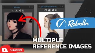 Rebelle Tutorials Multiple Reference Images [upl. by Aisined]