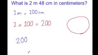 Converting Meters to Centimeters [upl. by Ilecara]