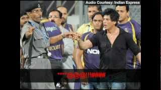 Shahrukh Khans Fight With The MCA Security Official Recording [upl. by Treb520]