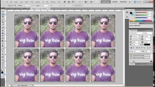 Creating Passport Size photo in Photoshop cs5 [upl. by Derfla]