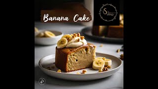 quotEasy amp Moist Banana Cake Recipe  Perfect for Beginnersquot [upl. by Jonis]