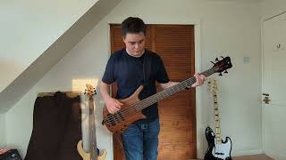 In the End  Shiner 5String Bass Cover  Play Along [upl. by Tyson]