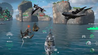 Modern warships naval battles game play online best games offline best games android games 10 [upl. by Enaz]