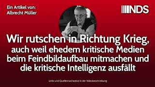 Wir rutschen in Richtung Krieg auch weil ehedem kritische Medien beim Feindbildaufbau mitmachen [upl. by Aryam877]