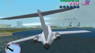 GTA Vice City  Boeing plane mod [upl. by Ynavoeg]