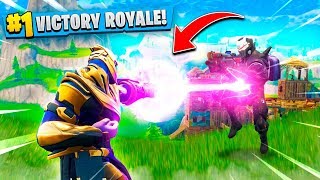 THANOS VS LEVEL 100 OMEGA SKIN Fortnite Battle Royale [upl. by Bartel]