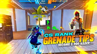 Top 10 CS Rank Grenade Tips and tricks  CS rank tips and tricks [upl. by Huntington795]