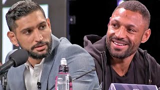 HIGHLIGHTS  AMIR KHAN VS KELL BROOK HEATED FINAL PRESS CONFERENCE amp FACE OFF VIDEO [upl. by Nortal]