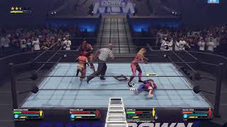 WWE 2K24 Mercedes Moné vs Bianca Belair vs Carmella vs Zelina Vega FATAL4WAY EXTREME RULES MATCH [upl. by Akemaj]