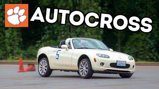 Clemson Autocross  Mazda Mx5 POV fastest lap [upl. by Lawan]