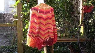 Haken  tutorial 336 Omslagdoek om de vuurkorf [upl. by Lyrahs996]