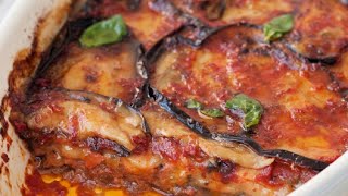 Melanzane alla Parmigiana ricetta tipica [upl. by Suoivatram]