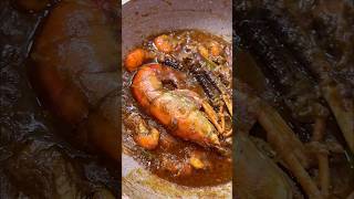 Giant Prawn Bhuna Recipe shorts asmr cooking [upl. by Brosy]