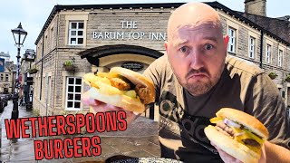 ARE WETHERSPOONS BURGERS ANY GOOD   Lets Find Out  Food Review  DOUBLE AMERICAN CHEESEBURGER [upl. by Annim]