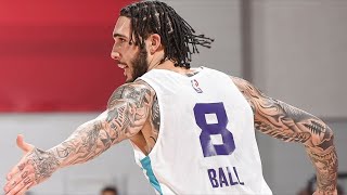 LiAngelo Ball 16 Points 5 3s Summer League Debut Hornets 2021 NBA [upl. by Rehpetsirhc]