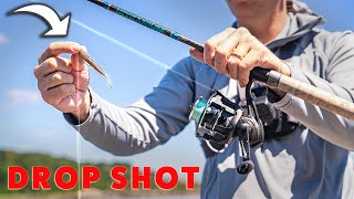 How The DROP SHOT Is Rigged Pro Angler Tips [upl. by Nomaid]