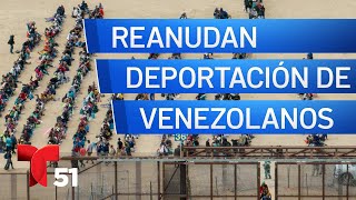 EEUU reanudará la deportación de migrantes venezolanos [upl. by Ardenia729]