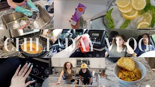 VLOG Cooking  Cleaning in my NEW KITCHEN  Long Nails etc [upl. by Leen]