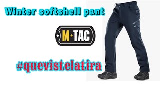 M tac winter softshell pant review español quevistelatira [upl. by Adamis]