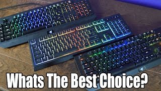 Razer Ornata Chroma VS Blackwidow Chroma VS Blackwidow X [upl. by Arch]