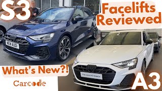 Audi A3S3 Facelift Review 2024 Changes Explained UK4K  Carcode [upl. by Placidia]