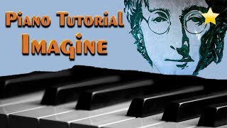 Imagine John Lennon  Piano Tutorial [upl. by Imik]