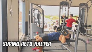 SUPINO RETO COM HALTER  APRENDA COMO FAZER [upl. by Janine]